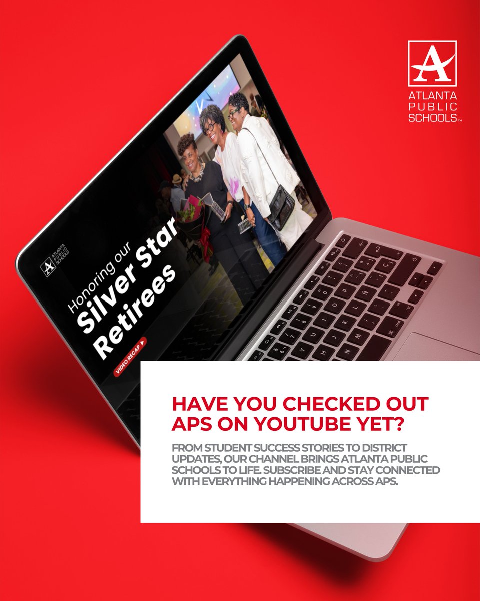 apsupdate's tweet photo. 🎥 Have you checked out APS on YouTube yet? From student success stories and school highlights to district updates and behind-the-scenes moments, our channel brings Atlanta Public Schools to life. Subscribe and stay connected with everything happening across APS.
🔗 Watch now: https://t.co/CO2CgSl7lN #APSProud #AtlantaPublicSchools
