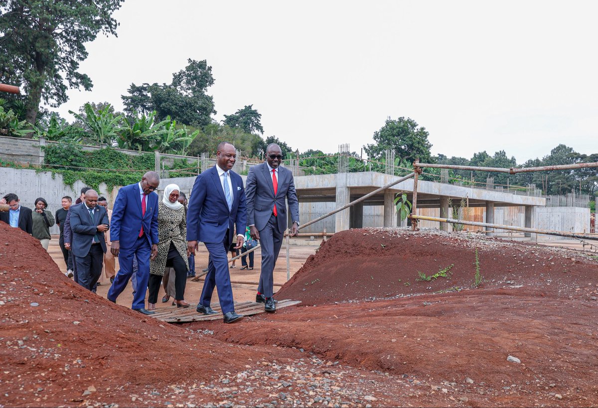 SingoeiAKorir's tweet photo. At the invitation of Hon. Jonathan Mueke , Principal Secretary of State Department for Livestock and Dr. Huyam Salih , Director General of the African Union Inter-African Bureau for Animal Resources (AU-IBAR) , I visited the construction site of the AU Campus by AU-IBAR in Upper Kabete. The campus will host five (5) African Union institutions currently scattered across Nairobi, a major step in cementing Kenya's role as home to the first AU's campus outside Addis Ababa . This project reaffirms Nairobi's status as a hub for Diplomatic representation and International organizations in the region. The Government of Kenya remains committed to mobilizing resources for the successful completion of the Campus.
@ForeignOfficeKE @au_ibar @jmueke