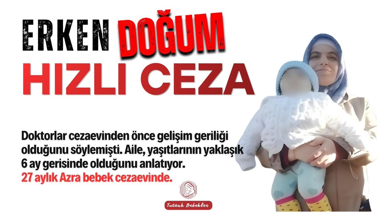 Worldtravel8991's tweet photo. @TutsakBebekler Bir bebeğin çocukluğu geri gelmez. Çocukların üstün yararı her koşulda korunmalıdır
@gergerliogluof
@Deniz_Zeyrek @sevincozarslan @SelvinazAvsar60 
AzraBebek Hapiste https://t.co/qvdjteNZRK