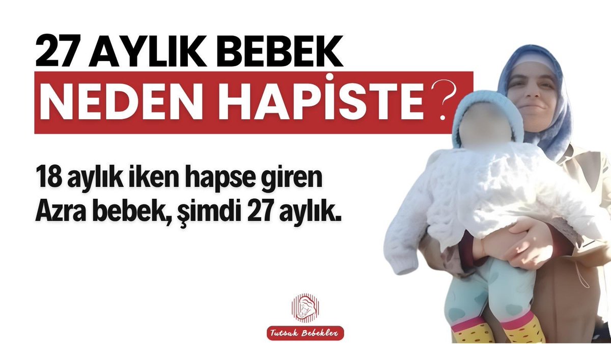 Worldtravel8991's tweet photo. @TutsakBebekler Bir bebeğin çocukluğu geri gelmez. Çocukların üstün yararı her koşulda korunmalıdır
@gergerliogluof
@Deniz_Zeyrek @sevincozarslan @SelvinazAvsar60 
AzraBebek Hapiste https://t.co/qvdjteNZRK