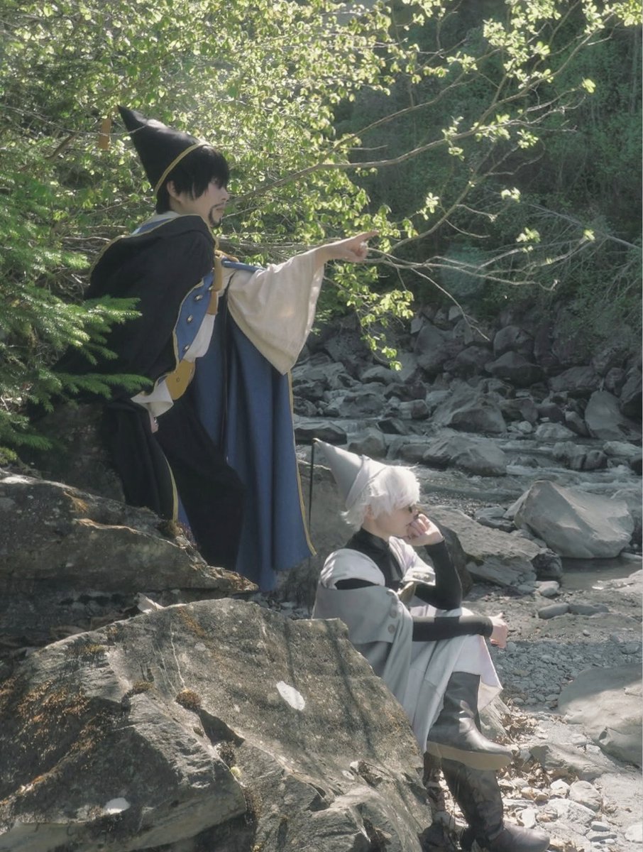 hazevil's tweet photo. Happy WHA 10th Anniversary 💐

Qifrey : Suwa 
Olruggio : me
photo by our friend

#witchhatatelier    #Δ帽子 #myWitchhatAtelierArt https://t.co/ABVjIhtJah