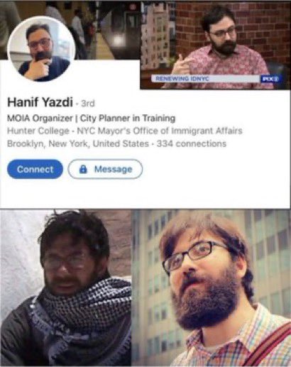 Savakzadeh's tweet photo. 🚨 Meet Hanif Yazdi
As of April 2026, Hanif Yazdi serves in the New York City Mayor’s Office , specifically within the Mayor’s Office of Immigrant Affairs (MOIA) where he has held roles such as Field Manager.

He currently works under the administration of Mayor Zohran Kwame Mamdani.

Hanif is the grandson of Ebrahim Yazdi, one of the early key figures involved in the creation of the Islamic Republic, and Khomeinis close associate who was part of his inner circle (esp in Paris) during the Islamic coup in 1979. He handled the political strategy and communication with the West.