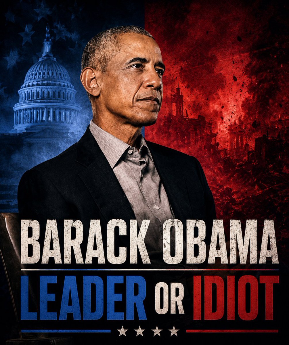 USPulse_X's tweet photo. What do you think about Barack Obama??

🇺🇲🇺🇲🇺🇲

🟢 A) Strong Leader 💪 

🔴 B) An Idiot   🤬 https://t.co/ufgVyfdgdY