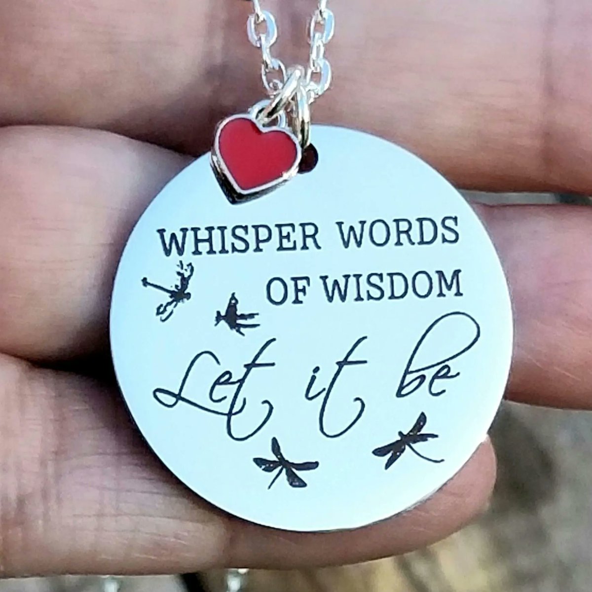 TrendingNowGift's tweet photo. Whisper Words of Wisdom Let it Be Pendant Necklace #jewelry #necklace #songlyrics #letitbe #beatles #thebeatles #music #inspirational #musiclover #handmadejewelry #giftforher #etsy #inspirational
https://t.co/x2rJJZrzxy via @Etsy https://t.co/Q01kfSPuMw