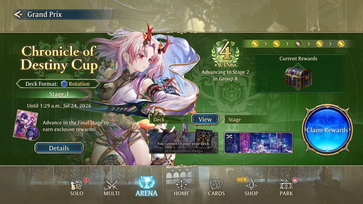 Atul_061094's tweet photo. [シャドバWB] SV: WB  - Set8 - Chronicle of Destiny - GP Cup1 - Stage1 - Rotation - Ramp Dragon - 4-1 GroupA

Youtube: https://t.co/0Vqc1g4oHw https://t.co/vu4JYCBV0O