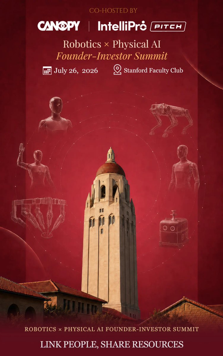 PrismaXai's tweet photo. PrismaX takes the stage at @Stanford this Sunday.

Bayley Wang joins Panel 1 at the Robotics × Physical AI Founder-Investor Summit: GTM Strategy, From Prototype to Product to Real Market 👇 https://t.co/cppkrtZprf