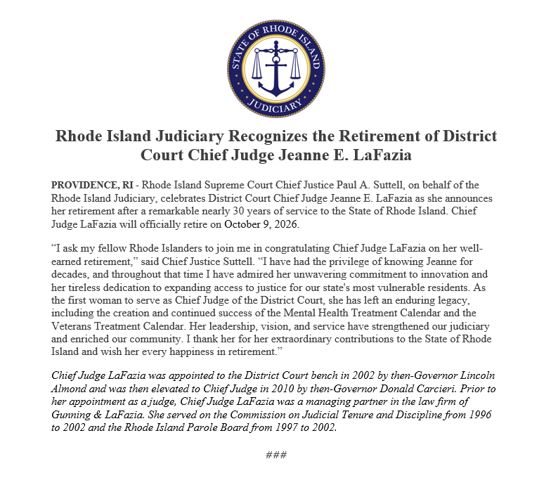 The Rhode Island Judiciary tweet media