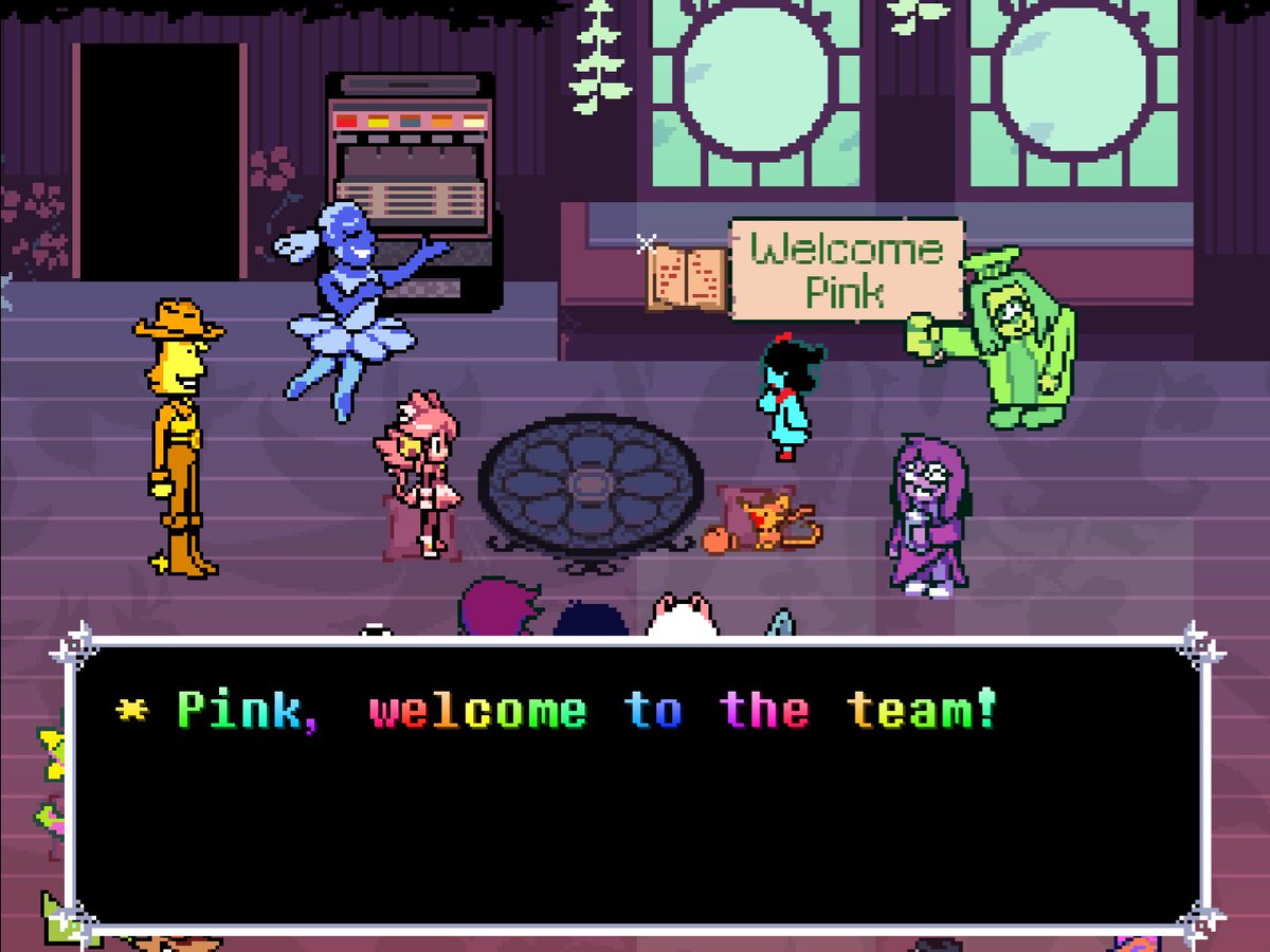 Rayaan_Pog's tweet photo. "Welcome to the team!" And then dont include her in the final boss yeah okay https://t.co/GCI8BHhzMs