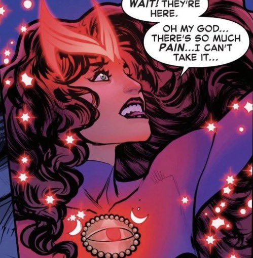 sysunnn's tweet photo. MY BABY LOOKS SO GOOD OMG OMG OMG (Captain Marvel #4) #HexSpoilers #ScarletWitch https://t.co/zmwANkBF3u