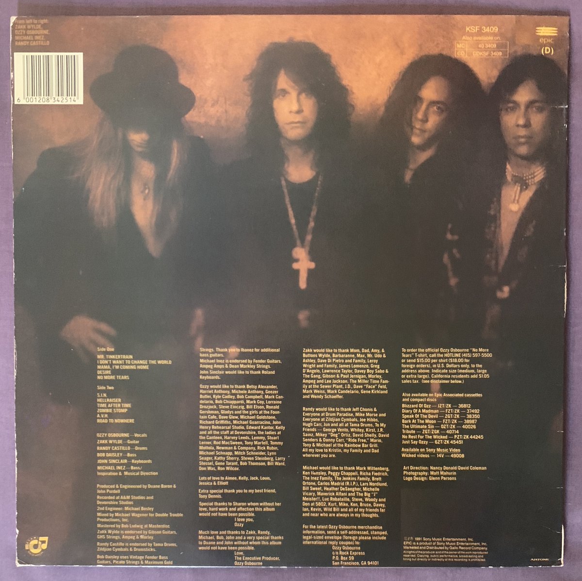 twist3dstrAight's tweet photo. #NowPlaying 🎧
🦇 OZZY OSBOURNE 🦇
𓄼𓄹 No More Tears 𓄼𓄹
1991 🇬🇧
⋆༺ ♱🦇♱ ༻⋆
John Michael "Ozzy" Osbourne
(3 December 1948 – 22 July 2025)
#rock #hardrock #metal #heavymetal
@OzzyOsbourne #vynil 🤘🫀 https://t.co/KDUWdptJgI