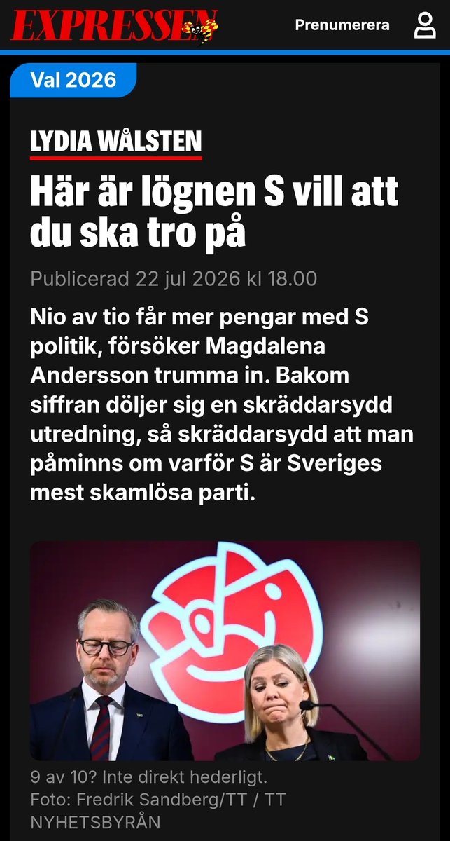 markodna2's tweet photo. Sosselögnfabriken levererar https://t.co/tCbBgzP7Qs