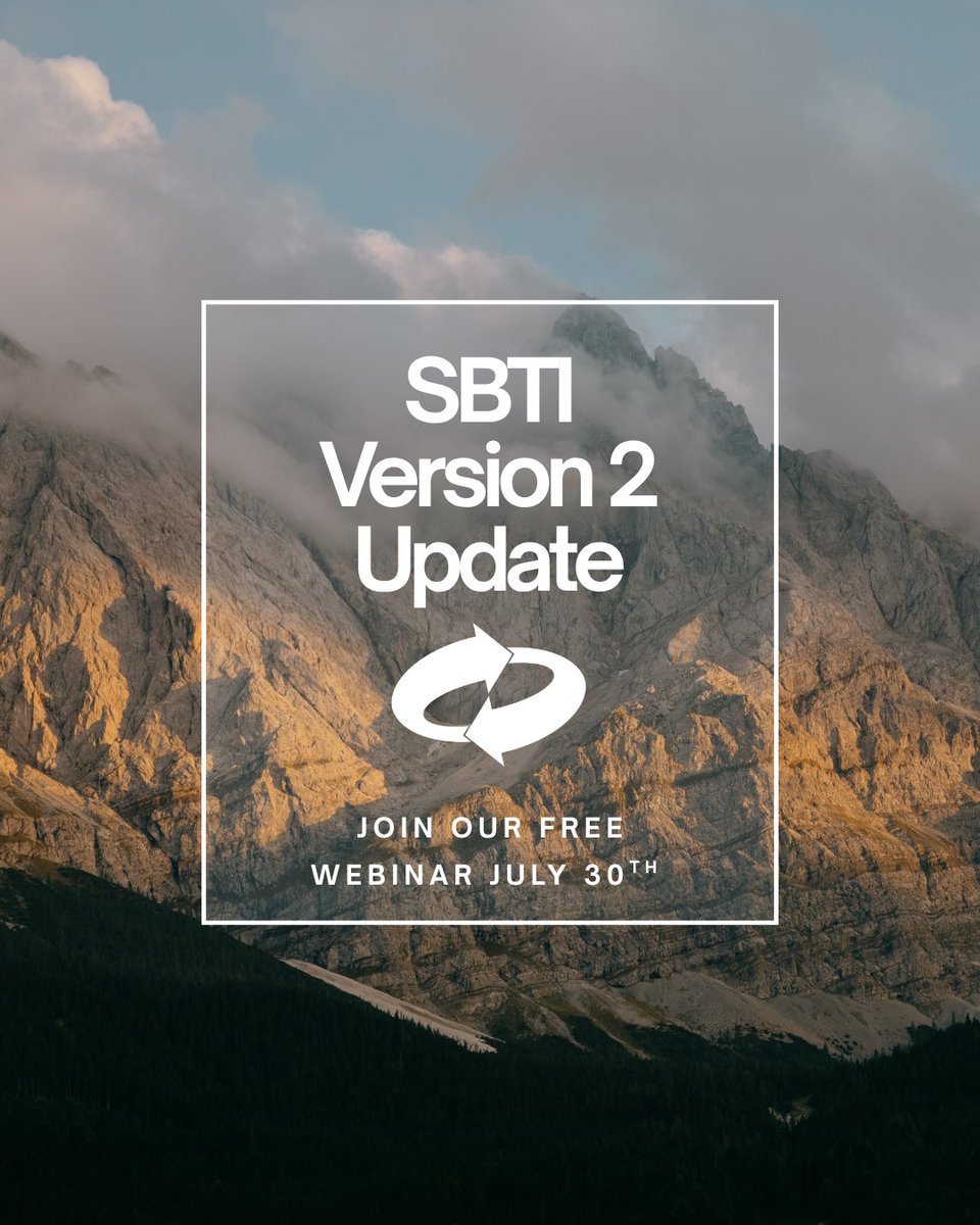 terrapass's tweet photo. Reserve Your Spot: https://t.co/UmLTB0O3Ee

The SBTi Net Zero Standard is changing, and the updates could impact how your organization approaches target setting, emissions reduction, and the role of carbon credits.

Join our live webinar as we break down the proposed V2 revisions in clear, practical terms so your team understands what to expect before the changes take effect.

Here's what we'll cover:
• The key differences between Version 1 and Version 2, explained in plain language
• What the proposed changes mean for all businesses, whether you're an SBTi participant or not
• Which implementation timeline applies based on where your organization is today
• What Category A and Category B companies each need to know
• Updates to Scope 1, Scope 2, and Scope 3 target setting
• The new Ongoing Emission Mitigation framework
• Live Q&A with our sustainability experts
If you're responsible for sustainability, ESG, climate strategy, or corporate reporting, this session will help you prepare for one of the most significant updates to corporate climate guidance in years.

#SBTi #NetZero #Sustainability #ClimateAction #ESG #CarbonCredits #CorporateSustainability #ClimateStrategy #Scope3 #Decarbonization