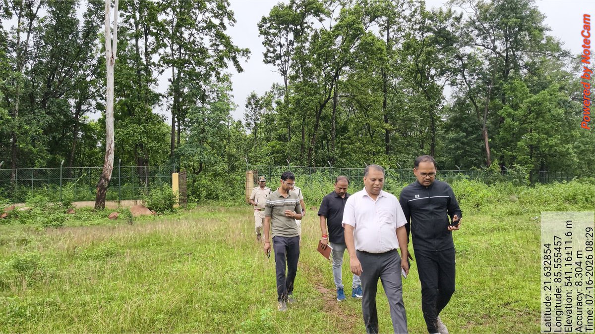 DfoKeonjhar's tweet photo. Inspection of Proposed RPRC Sub centre at Sanaghaghra/Anjar ,Kendujhar along with CEO RPRC Shri Sudhanshu Khora ,IFS
@CMO_Odisha @IPR_Odisha @PCCFWL_Odisha @pccfodisha @RourkelaRccf @PMOIndia @moefcc @ForestDeptt @ForestDeptt https://t.co/X4K1omWw5j