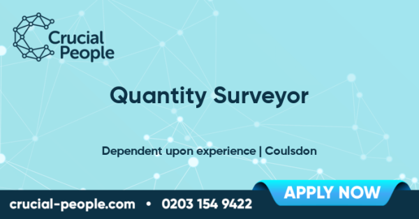 CrucialJobs's tweet photo. Looking for a new challenge?! Quantity Surveyor - #Coulsdon. https://t.co/ESiQ4YvmKj https://t.co/tn82dikC5k