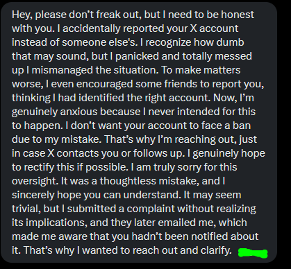 FrideGost's tweet photo. a reminder that if you get a dm like this  it's a scam and you should ignore it

i received this from a big artist's account so i suspect they have fallen for this https://t.co/AEyvV84ZBx