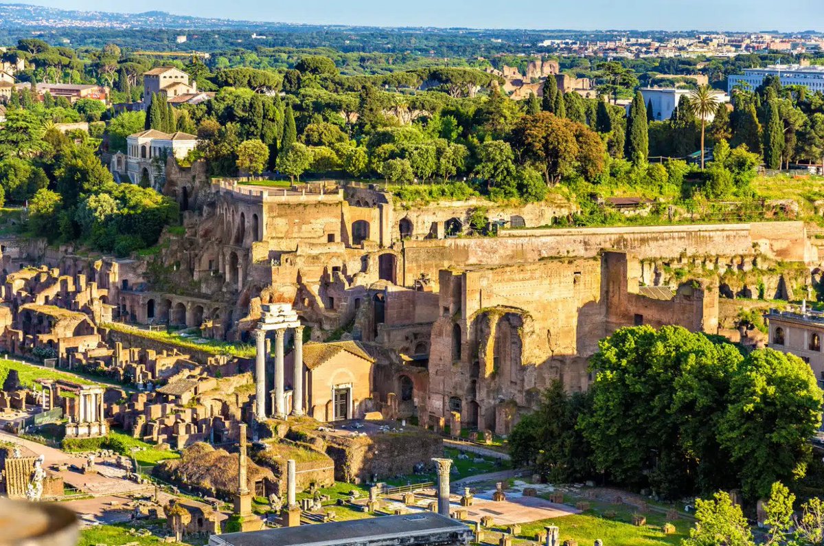 AdlerYonatan's tweet photo. 𝗧𝗵𝗲 𝗟𝗼𝘀𝘁 𝗠𝗮𝘀𝘁𝗲𝗿 𝗖𝗼𝗽𝘆 𝗼𝗳 𝘁𝗵𝗲 𝗧𝗼𝗿𝗮𝗵

In his report about the Romans’ triumphal procession celebrating their victory over the Judean revolt, Josephus described how the Temple’s treasures and vessels were paraded through Rome. The last of the Temple’s spoils to be carried out—seemingly the climax of the entire parade—was a Torah scroll (“the law of the Jews”).

The Arch of Titus shows the Temple’s menorah and golden table from the parade, but, for some reason, not the highlight of the spoils—the Torah scroll.

Josephus says that the Temple’s golden treasures were later displayed in Vespasian’s Temple of Peace (Templum Pacis). The Torah scroll, as the most important of the spoils, was held in the imperial palace itself, probably on the Palatine Hill (pictured here).

Several rabbinic sources speak of a “scroll of the [Temple] courtyard” (sēfer hāʿăzārâ), which served as a master copy for other Torah scrolls. It seems likely that the scroll described by Josephus and the one mentioned by the rabbis were one and the same.

Emanuel Tov has documented a striking “virtual lack of differences” between copies of Torah manuscripts found among the Dead Sea Scrolls that he classified as “Proto-Masoretic.” He hypothesized that this consistency may be explained by the Temple’s master copy having been used to correct other scrolls.

Needless to say, the Torah scroll looted by the Romans and stored in Vespasian's imperial palace has long since vanished. But if Tov is right, its direct descendants live on today in Torah scrolls, ḥumashim, and Bibles throughout the world.

Wishing a meaningful Tish’ah Be’Av to all who commemorate the day.