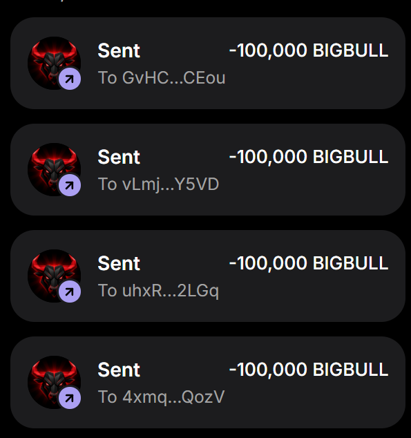 BigBullChain's tweet photo. CLAIM 100,00 $BIGBULL 

$SOL addresses ONLY ‼️

First 1200 wallets ⚡️

Must follow 🔔+ RT Pinned Post📌
#Solana

💰 Buy $BIGBULL: https://t.co/vrUiYSyQO5 https://t.co/fL15ggvXMl
