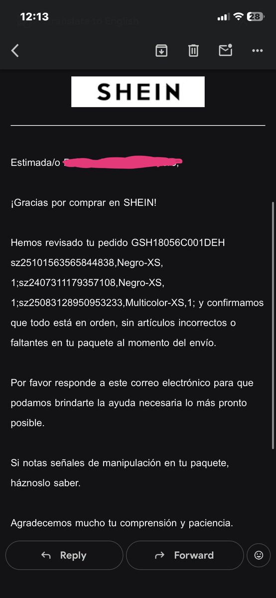 arcticminyard's tweet photo. Abro hilo: Quiero advertir a todos que NO compren en SHEIN, si buscan en TikTok y X verán publicaciones de JUNIO Y  JULIO diciendo que los paquetes llegan incompletos. A mi me pasó DOS VECES y no se hacen responsables @Profeco @SHEIN_Official @SHEIN_Mexico https://t.co/Z91mJqlQpT
