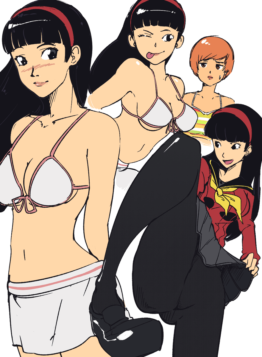 ImMisterPlow's tweet photo. Some Yukikos and a Chie https://t.co/6OPMNSt63y