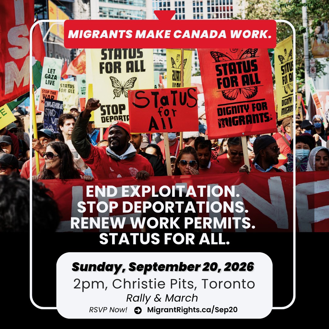 Migrant Rights Network #StatusForAll tweet media