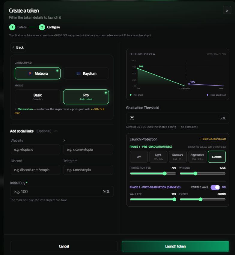 MarzzNyc's tweet photo. Testing some really cool, advanced features on @Robo_Launch by @vtopiaio with Meteora DBC &amp; Robo Studio - Robo AI.  - Not public yet.

Working on some cool NFT and Memecoin tech as well. Update soon. 

Watch out for a 100x meme x utility launch on Robo soon. Will keep you posted. https://t.co/9qqHJl07TH