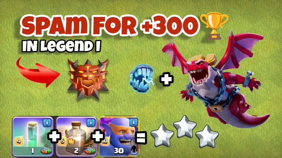 COCMap100's tweet photo. 🎬 Legend 1 TH18 Powerful Attack 🏆

👇👇👇
❤️ Watch here: https://t.co/ZeBfgrFha2

🐉 Strong TH18 attack strategy for Legend League.
⭐ Easily get 3 stars with this powerful spam attack!

#ClashOfClans #CoC #TH18 #LegendLeague #AttackStrategy #Gameplay https://t.co/7MPEFjfoKr