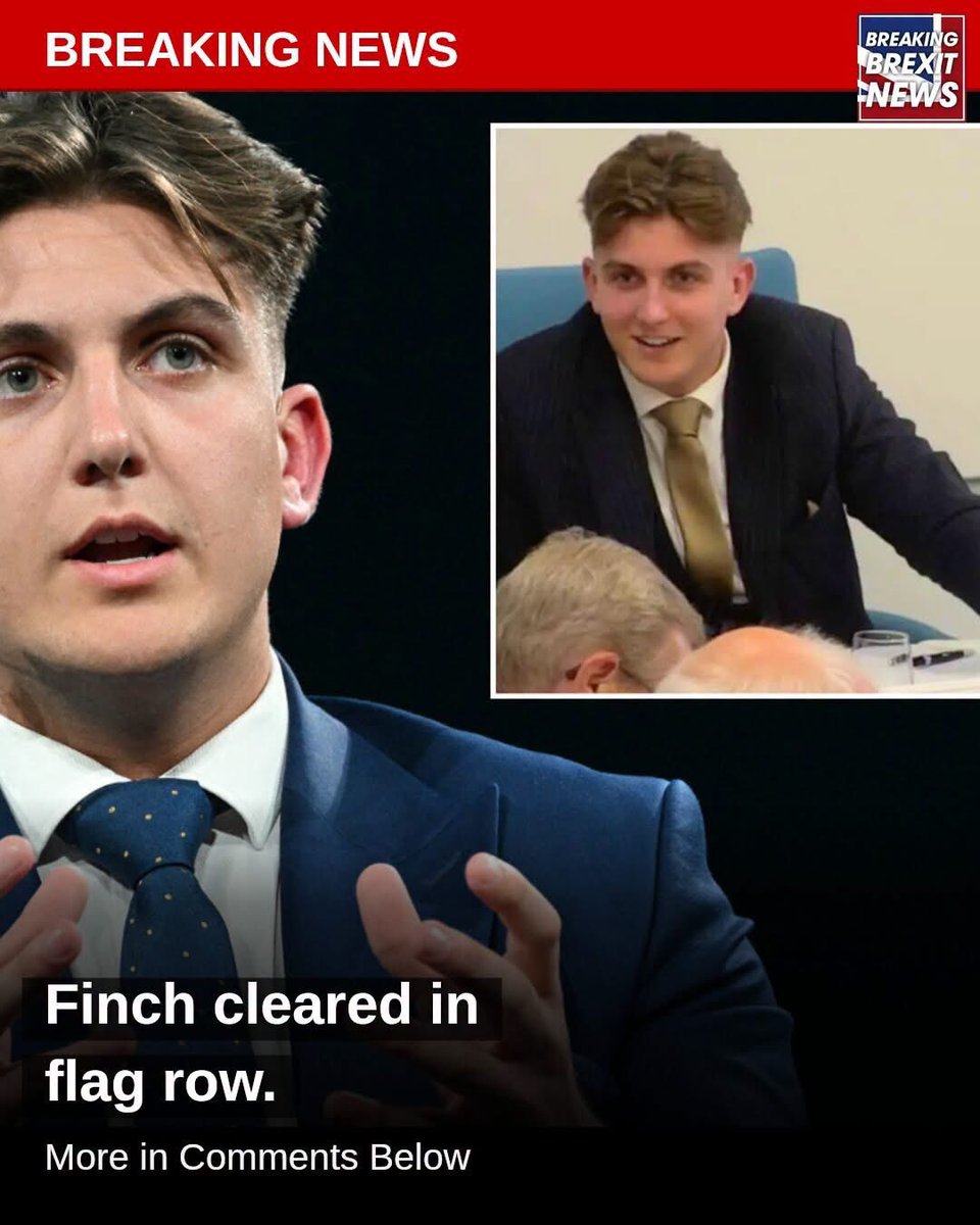 lbrewer190's tweet photo. 🚨 BREAKING: Reform UK council leader George Finch has been cleared following a contentious dispute over the 'Progress' Pride flag at Warwickshire County Council. Mr. Finch, the nation's youngest council leader, faced accusations of failing to adequately engage with the chief executive regarding his request to remove the flag. This decision marks a significant moment for accountability in local governance.

#ReformUK #LocalGovernment #Accountability