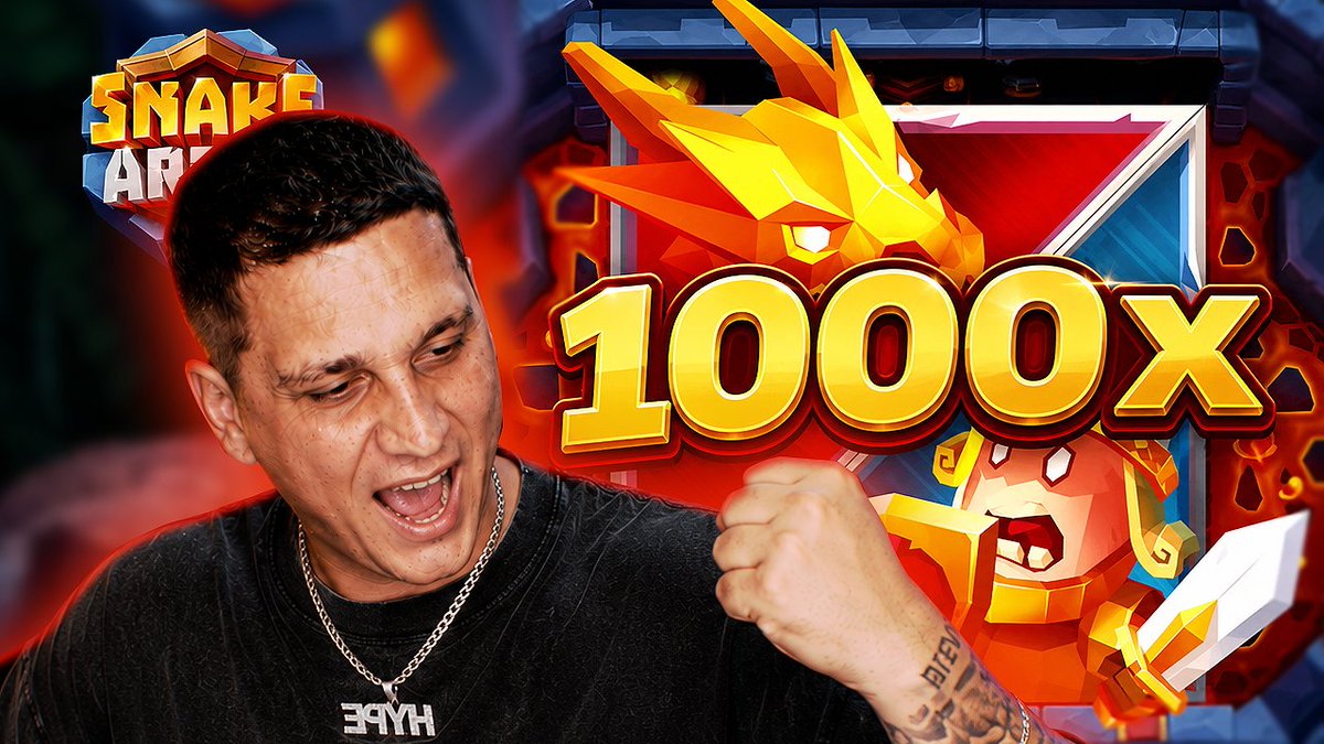 LepajeeRewards's tweet photo. CAN WE REACH 1000X ON SNAKE ARENA??

🎁 $25 GIVEAWAY 🎁

✅ Retweet & Tag 2 Friends
✅ Show some love by liking & commenting on the YouTube video (proof of watching): https://t.co/plgfpuPuG3

⏰ Winner picked in 48 hours!

Join Roobet and use Promo Code: LEPAJEE for the best referral rewards in 2026. 🚀

🎁 Claim your bonus: https://t.co/X2xbP0Fa9x

#roobet #crypto #casino #epicwin #snakearena #relax #gambling #streamers #promocode #profit #maxwin #bonusbuy #bigwin