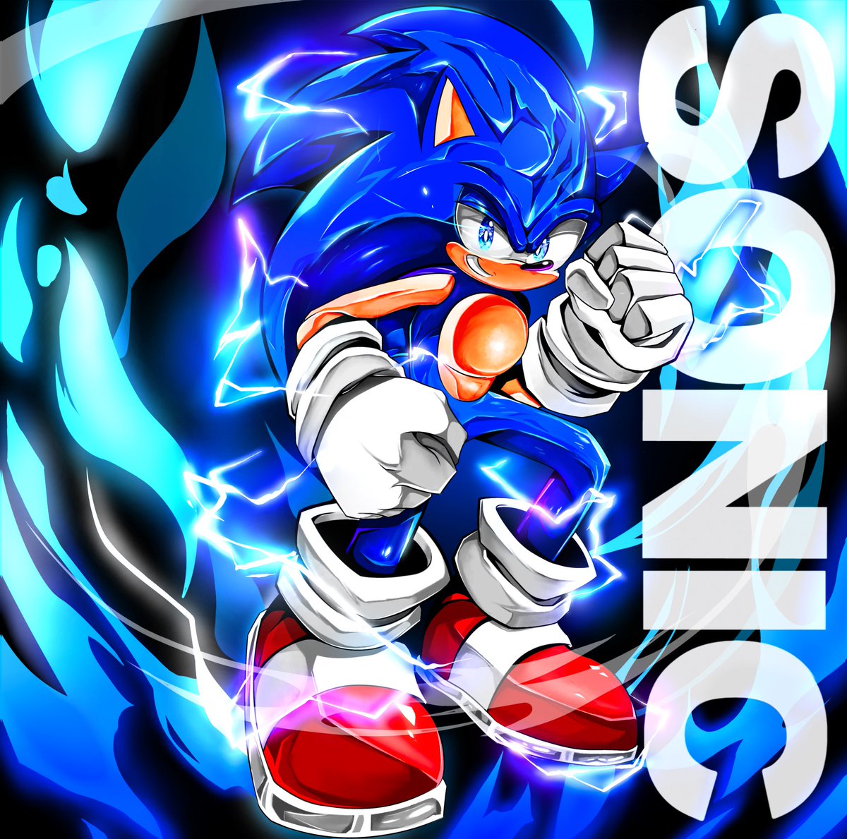 ll_GHOST_GODll's tweet photo. Did this art challenge for funzies 
Art challenge #1: Drawing Sonic in one of @SpacePea artists @seikothewolf_16 ‘s artstyle 

#sonicartist #sonicthehegdehog #sonicthehedgehogart #sonicfanart https://t.co/0Jk4mWpyyY