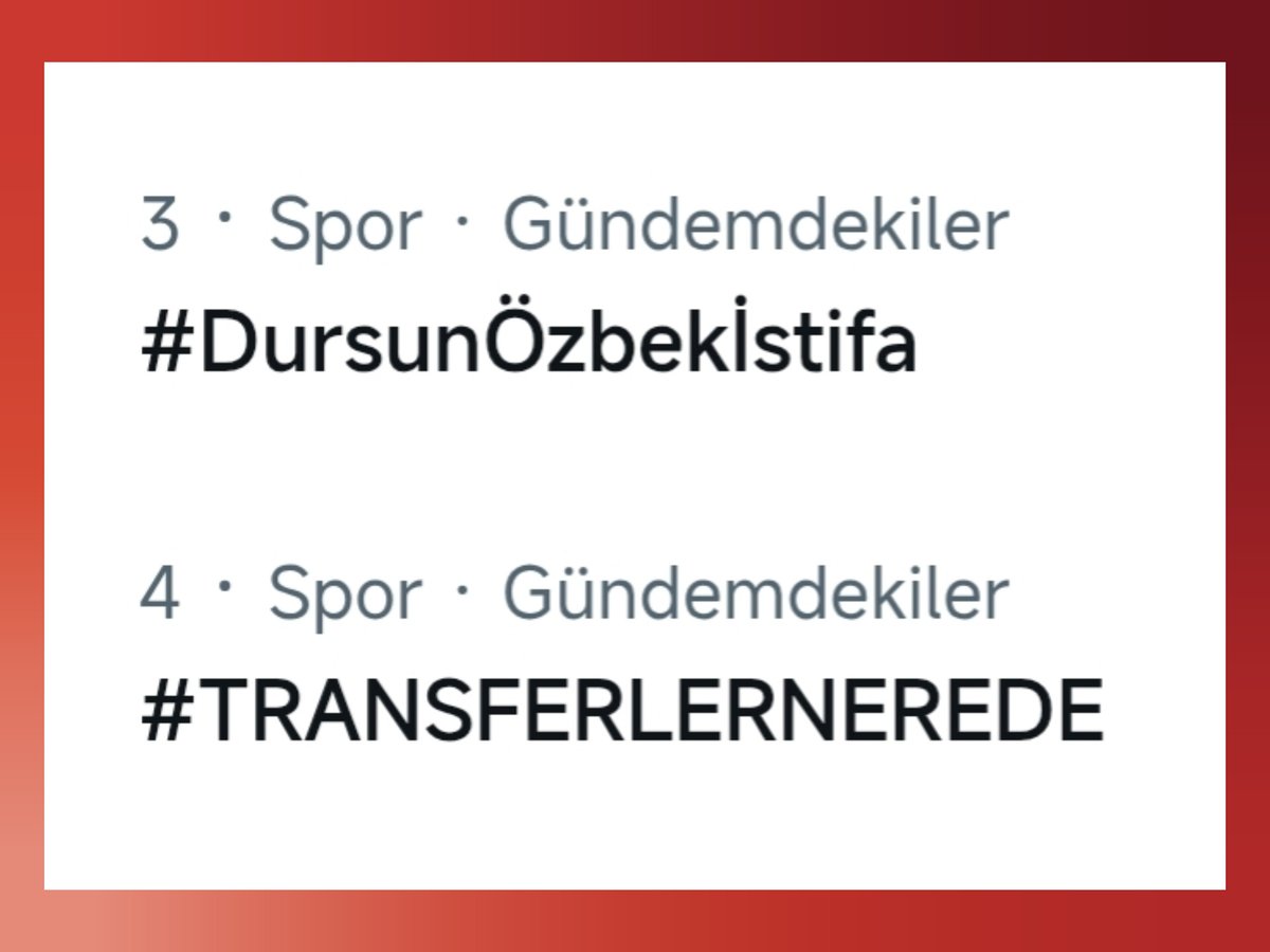 lemarcaspors_'s tweet photo. #DursunÖzbekİstifa etiketi bu yıl da X'te gündemdeki yerini aldı. https://t.co/d9sDxLfqRQ