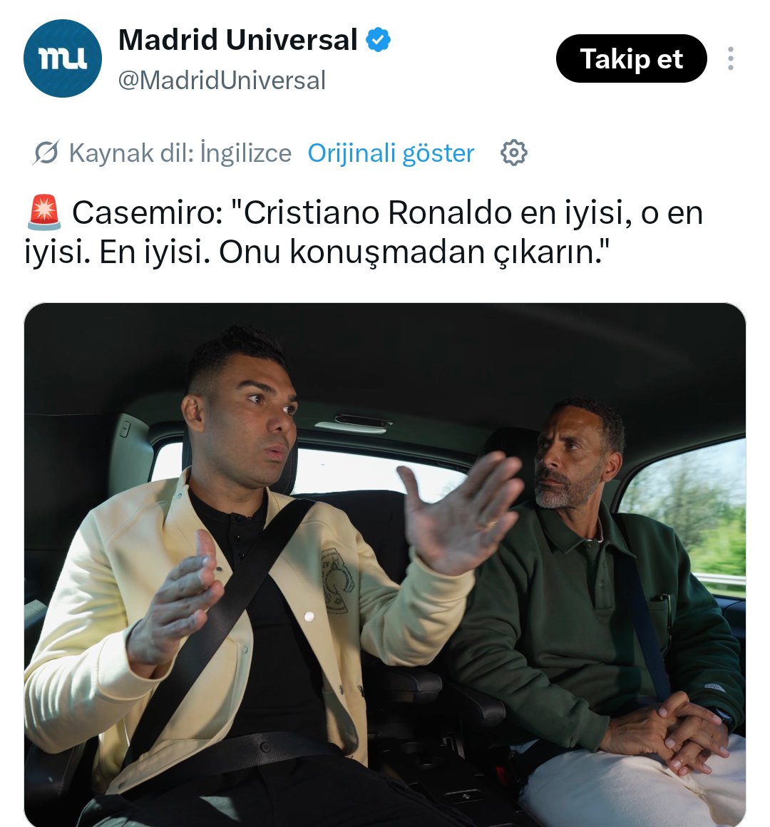 Cristiano Ronaldo Türkiye tweet media