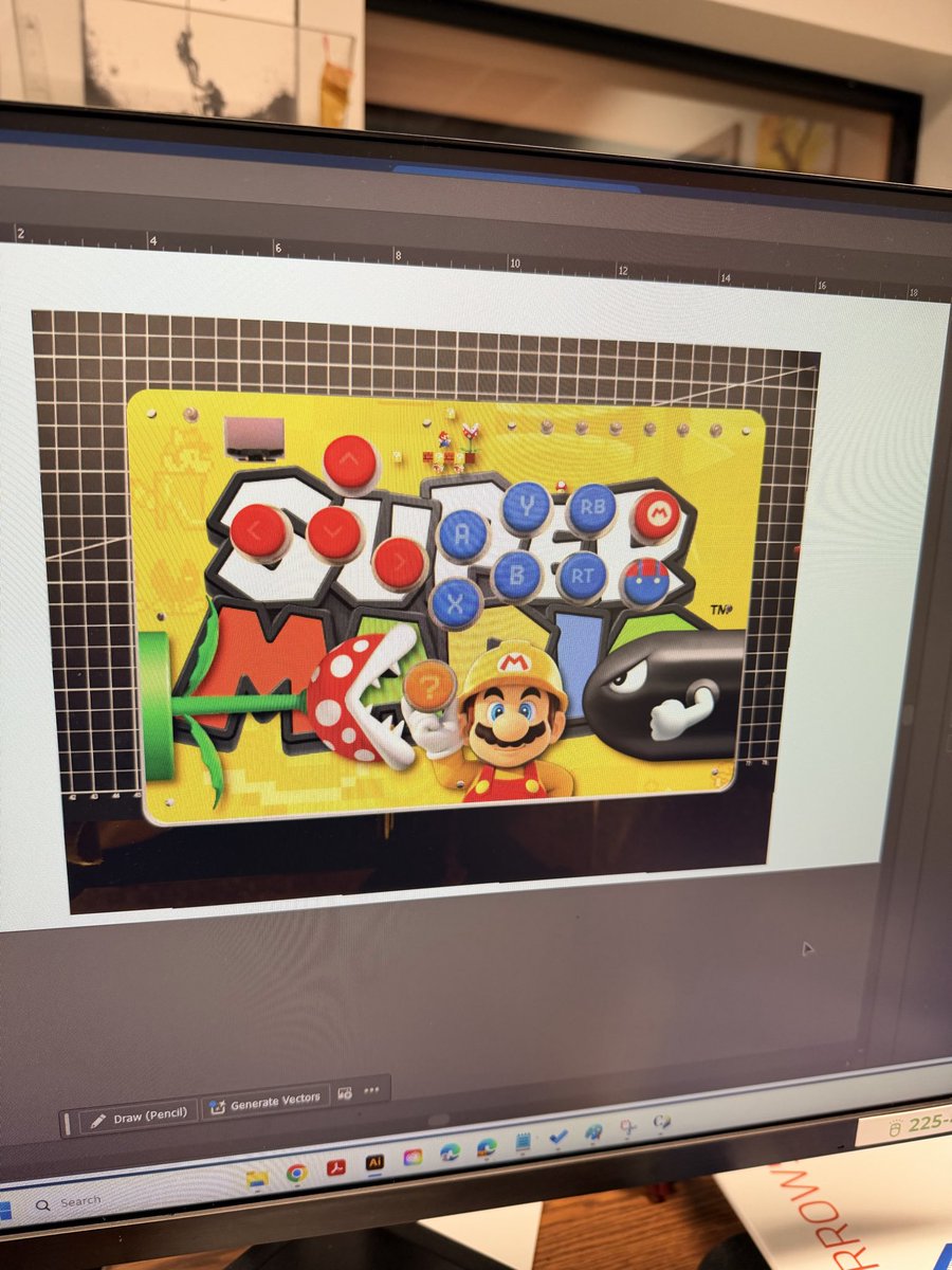 rychustore's tweet photo. Finally finished the art for my Haute T-13 hope to have it done by #fightstickfriday
#arcadestick #fightsticks https://t.co/9BjO5Sqg90
