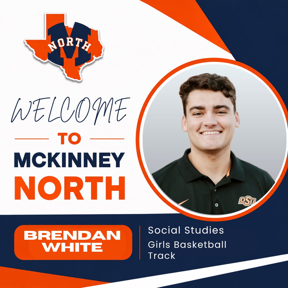 McKinneyNorthHS's tweet photo. Welcome to North, Coach White! https://t.co/C58Ts0c73r