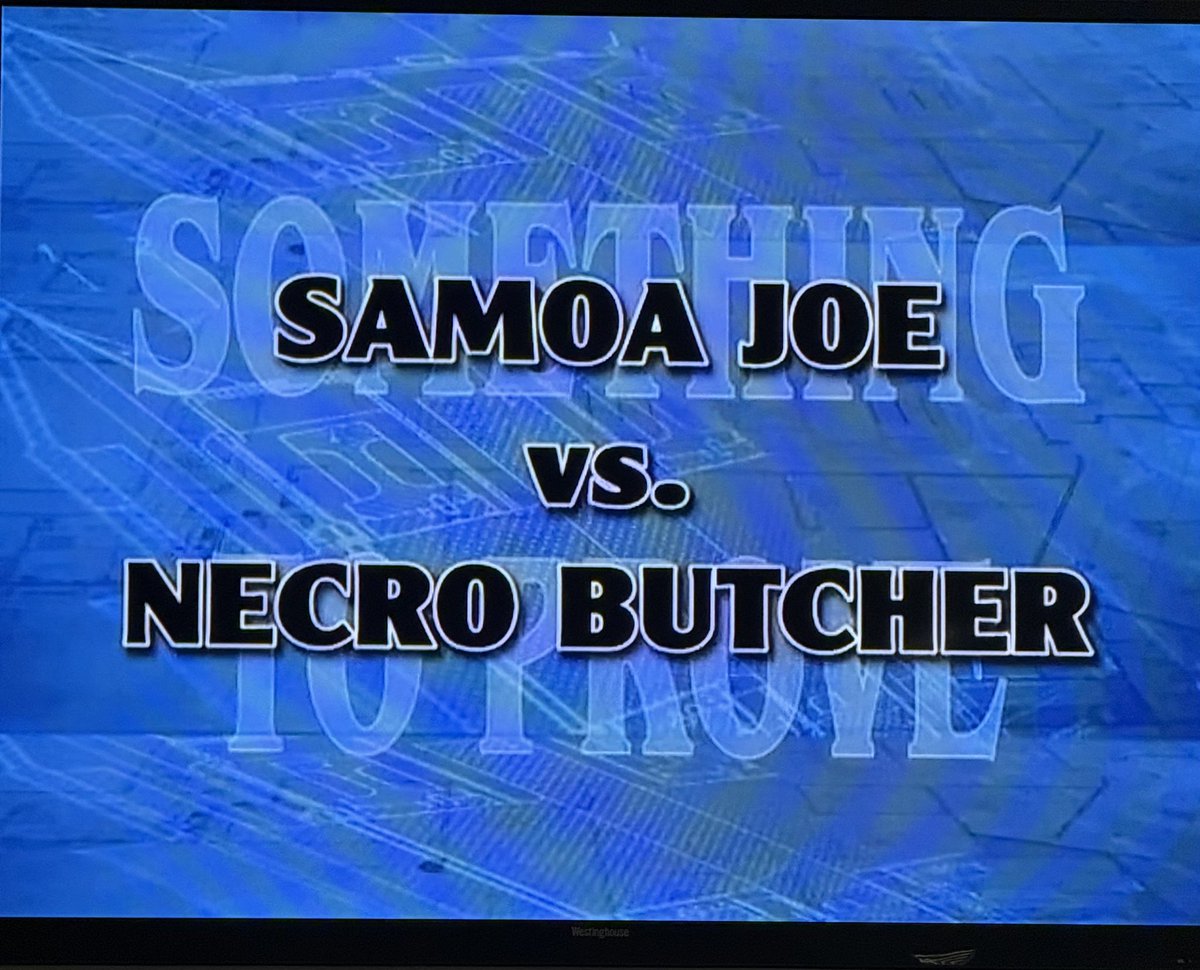 BrooksJensenWWE's tweet photo. 2:57 pm PC Match
Samoa Joe vs Necro Butcher 
#WWENXT https://t.co/BPGmefZhFq
