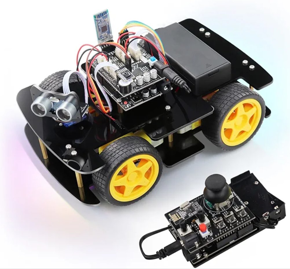 ebokify's tweet photo. 4WD Car Kit with Remote (Compatible with Arduino IDE), Line Tracking, Obstacle Avoidance, Wireless Control App, Ultrasonic Sensor Motor Servo
πͺ Get Now:
π₯ https://t.co/hVIBnp4C2A
#Arduino β‘ | #4WDRobotCar π | #DIYRobotics π€ | #STEMEducation π | #SmartCar π https://t.co/HTd0quFGeF