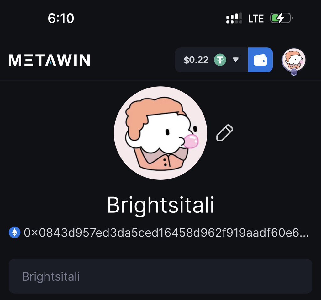 Wa1ub's tweet photo. @Jeremybtc @MetaWin My time to be blessed!
Username: brightsitali https://t.co/MCh3WB6AtQ