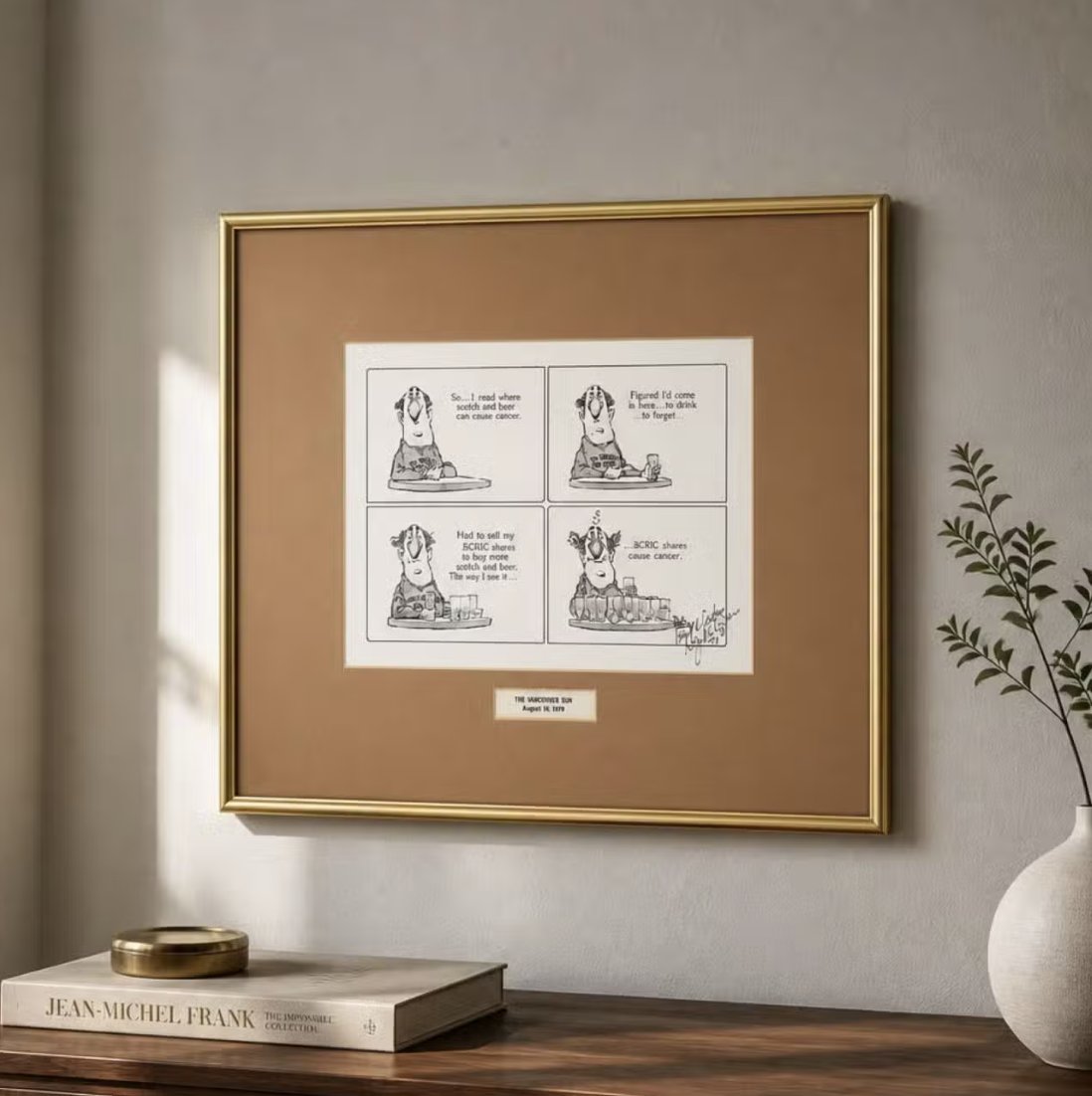 oxfordsfootwear's tweet photo. #VancouverSun '79 Roy Peterson Signed Political Cartoon features in the #Vancouver Online Auction, ending July 23, 2026, at 8 PM Bid now: https://t.co/yRrA0VjZTM
#EstateAuction #Vancouverbc #richmondbc #newwest #westvan #northvan #sureybc #whiterockbc #fraservalley #burnaby https://t.co/QFQJuHSpw3