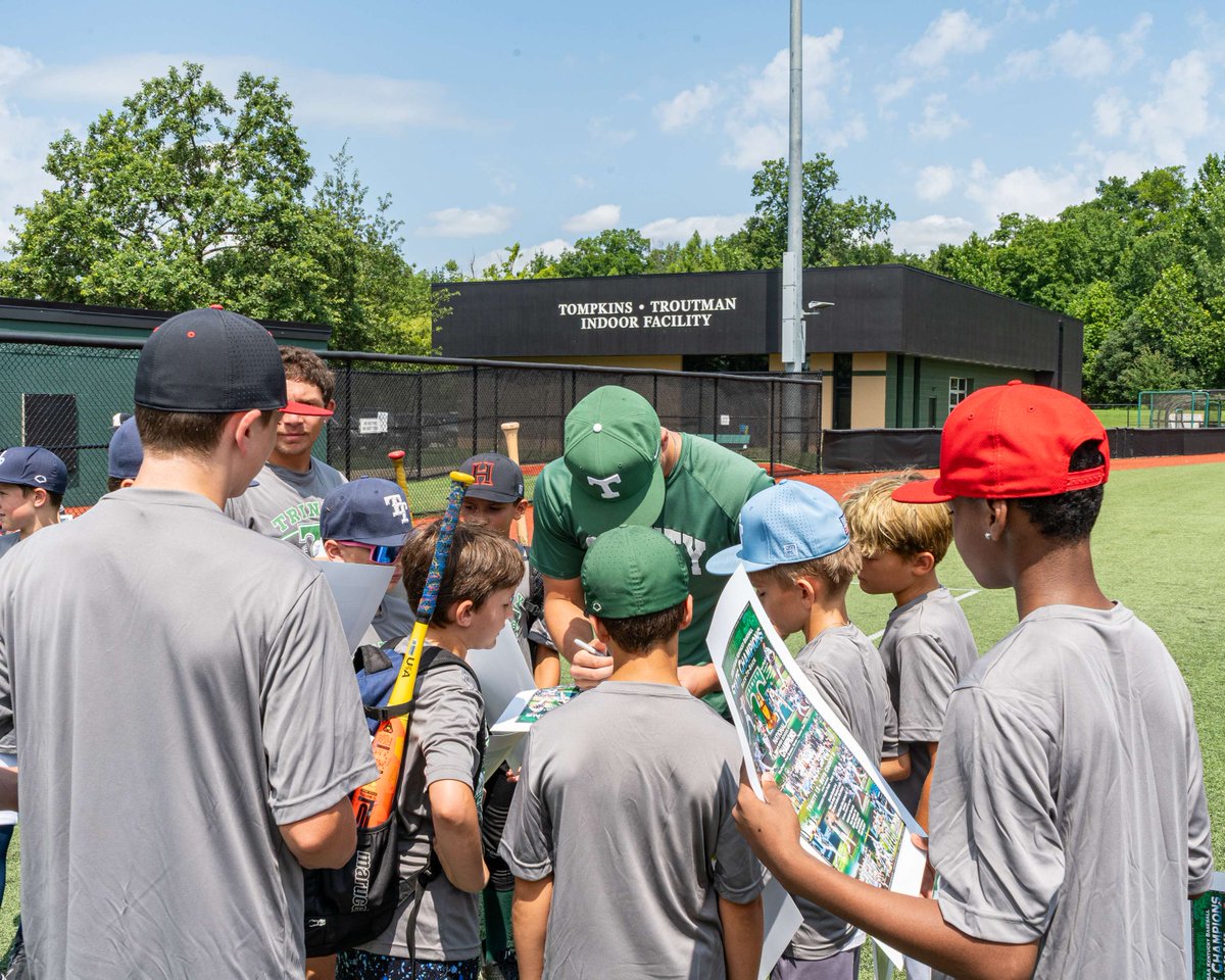 GoRocks's tweet photo. The City of St. Matthews recently honored Trinity’s Baseball Rocks for their 2026 state &amp; national championship in front of a field-full of baseball campers! Congrats to the Trinity Baseball program, Coach Arnold ’86, our coaches, &amp; all of the players, for this recognition. https://t.co/AMNaIcSCqt