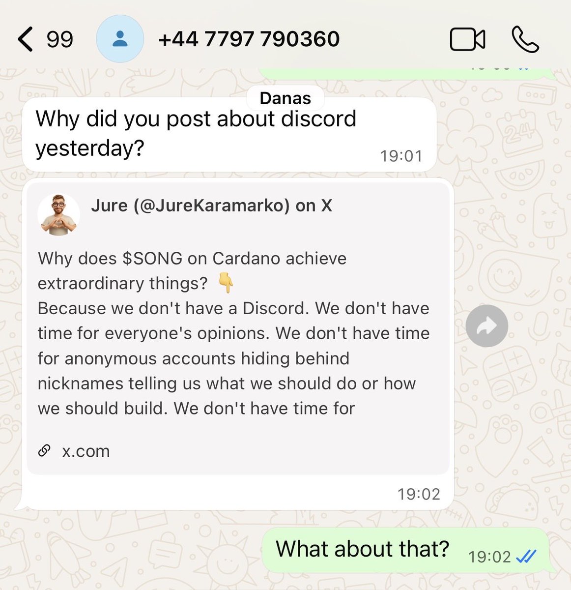 JureKaramarko's tweet photo. 😘 Just another day on the Cardano market… The cabal is getting a little nervous as one project shows everyone how it’s done. https://t.co/oHnO1aSDdM