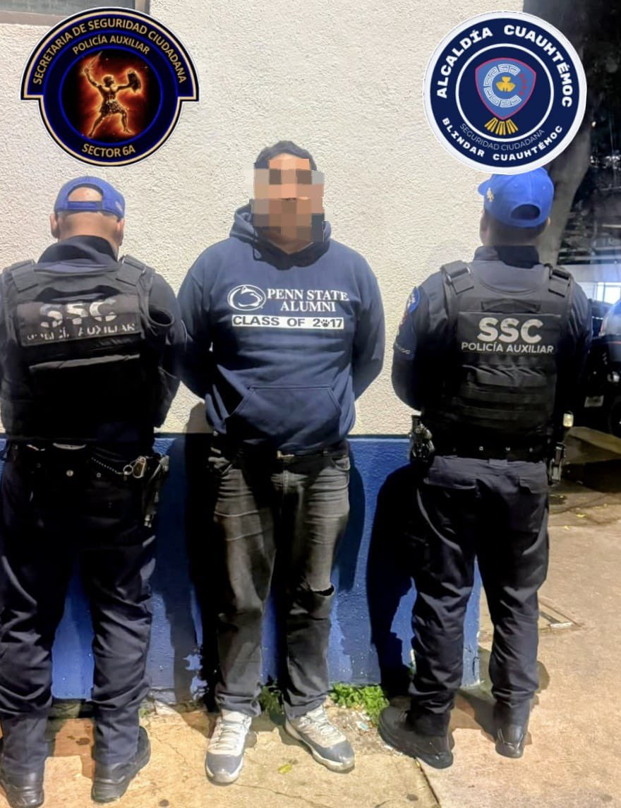 AlessandraRdlv's tweet photo. Gracias a una denuncia ciudadana en el Parque México, nuestra Policía Auxiliar detuvo a un sujeto que grabó con su celular a una mujer cuando caminaba en el lugar. No era la primera vez que lo hacía: decenas de mujeres eran su blanco con fines desconocidos. 

Ahora corresponde a la fiscalía capitalina realizar la investigación para determinar su responsabilidad en este y otros posibles delitos, y por parte de la Alcaldía la víctima fue atendida con el protocolo Reacción Violeta con acompañamiento legal.