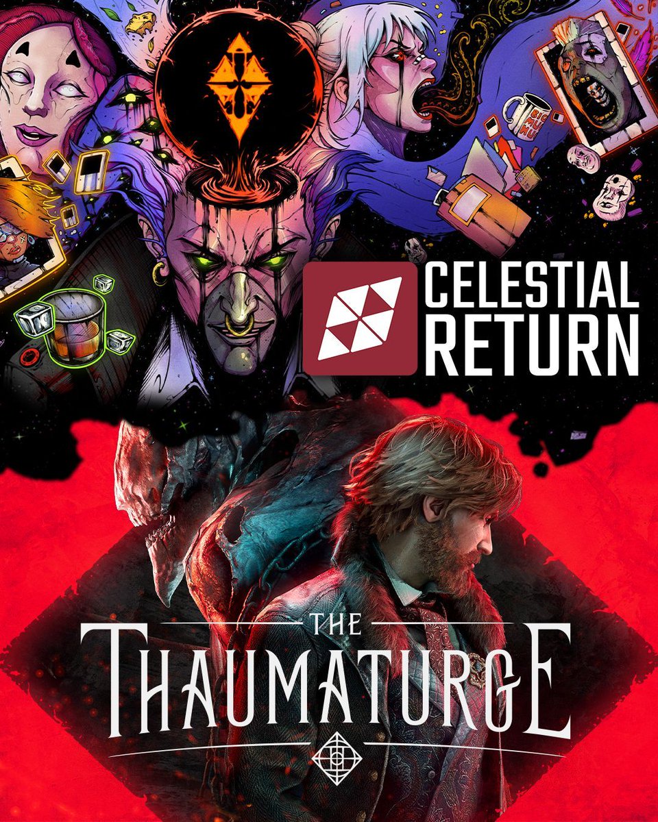 ShorelineGames's tweet photo. One detective. Two incredible bundle deals. 

Celestial Return has joined forces with The Thaumaturge and Duskpunk in two new Steam bundles.

Pick up one mystery, or all three and see where the dice take you.

Find both bundles on the Steam page. 
https://t.co/x3GVJ22CLE https://t.co/igTpFHr5HF