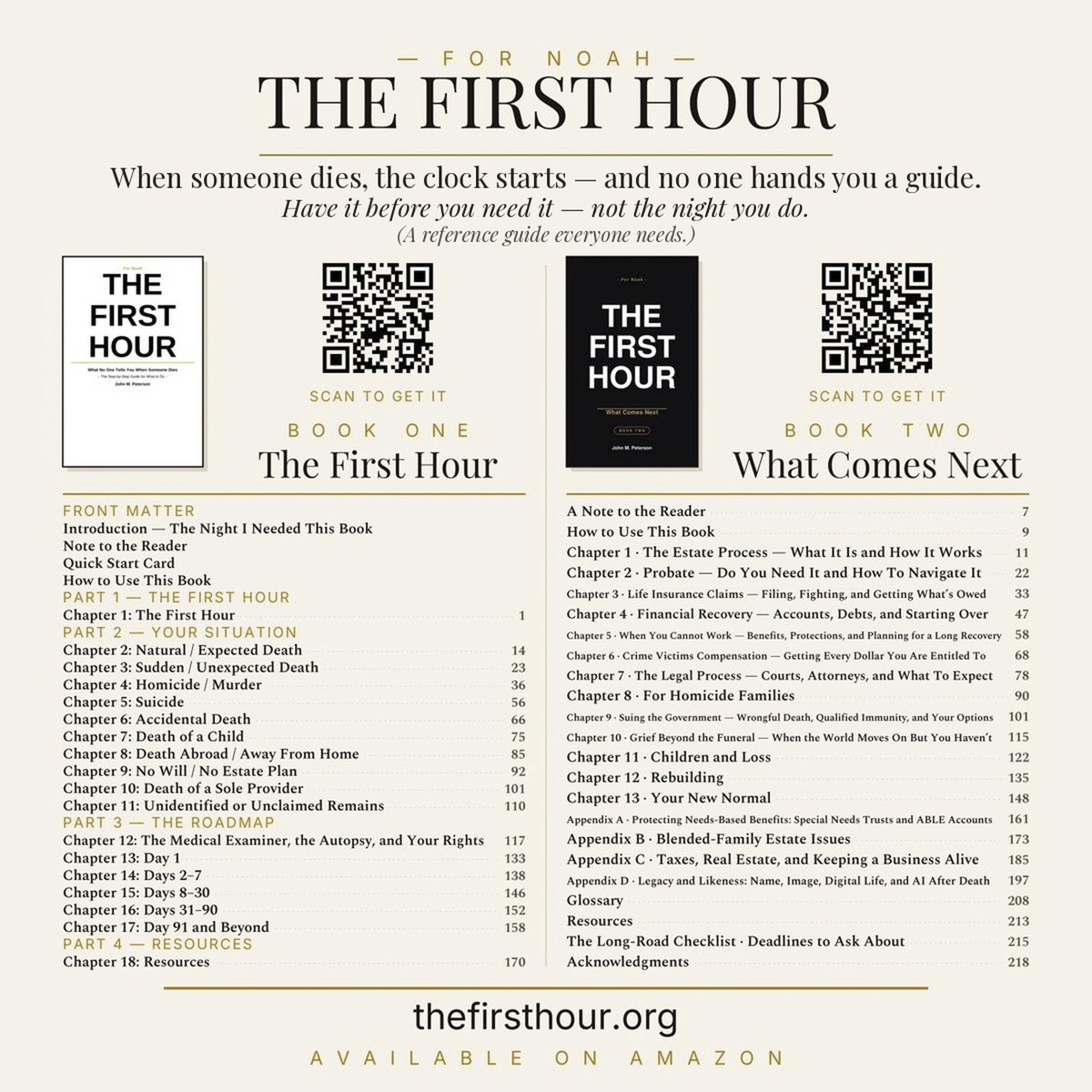 TheFirstHourOrg's tweet photo. Pastors are in that first hour more than almost anyone. You don't need permission to help your people better — keep copies on your shelf now, so when a family in your church loses someone, you hand them a map instead of a brochure. And if it helps them, tell the next pastor.