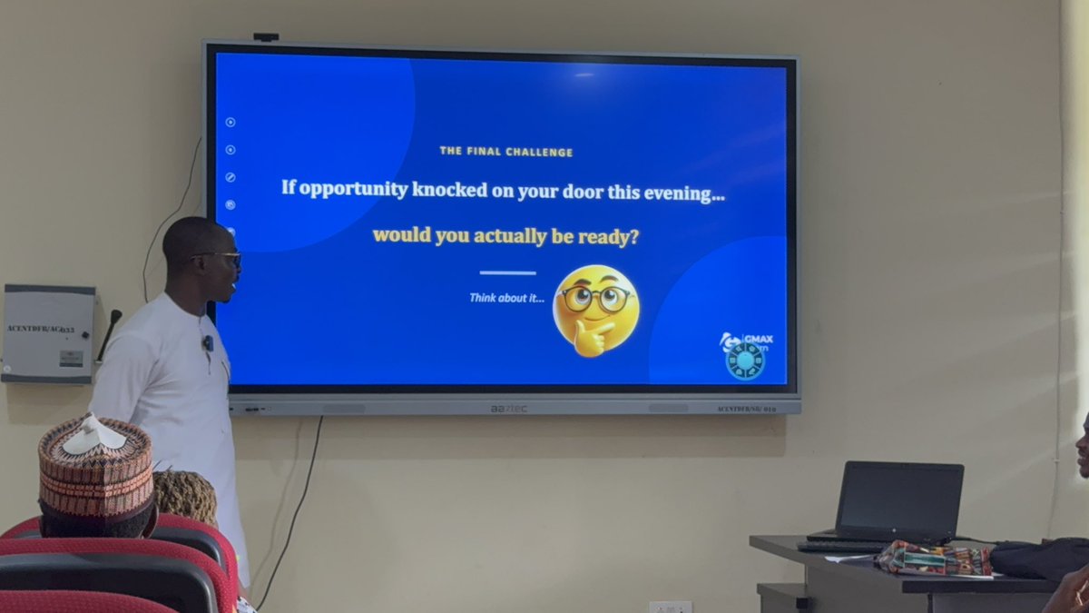 gmax_ent's tweet photo. Degrees open doors. Skills keep them open.

Proud to have our Chief HR Manager, Isaac B. Rikum, speak on Bridging the Employability Gap at the SHSI Professional Development Bootcamp.

Thanks to SHSI for the opportunity to invest in the next generation of professionals.

#GMAX https://t.co/kstwqKaNm7