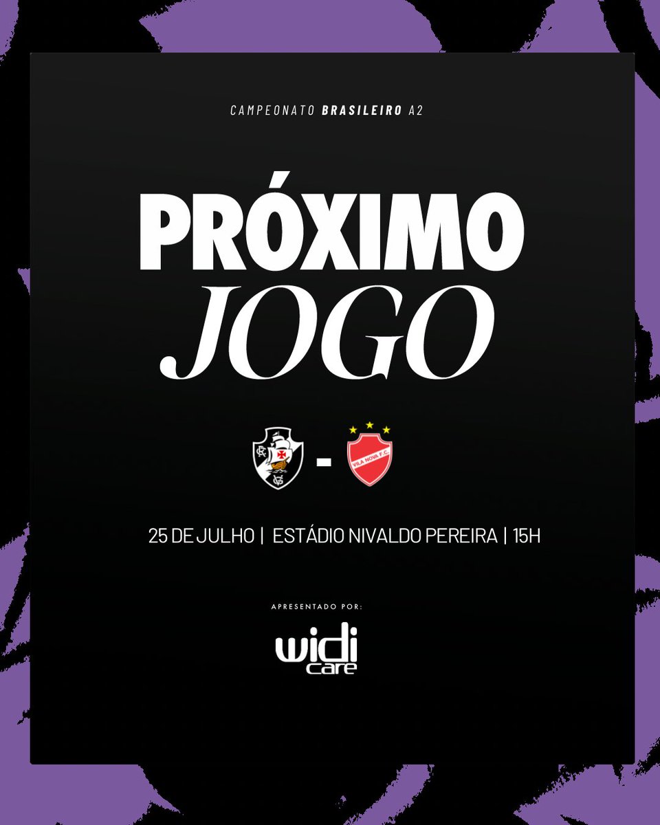 vasco_feminino's tweet photo. 🗓️ Os próximos compromissos das #MeninasDaColina e das #CriasDaColina neste fim de semana:
(25/07) Vasco x Vila Nova | 15 horas | 13ª rodada - Campeonato Brasileiro Série A2
📺 Transmissão ao vivo na VascoTV
(26/07) SER AJAP x Vasco | 15 horas | Arena Condá | Quartas de final - Campeonato Brasileiro Feminino Sub-17
📺 CBF TV
#VascoDaGama