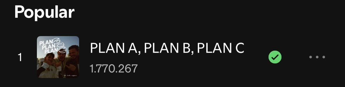 ruggerodata's tweet photo. — “ Plan A, Plan B, Plan C” has gained +45K daily streams and reached 1,77M streams on Spotify!

The song’s getting +40K daily streams since July 7! 15 days in a row. https://t.co/L28MLIfESN