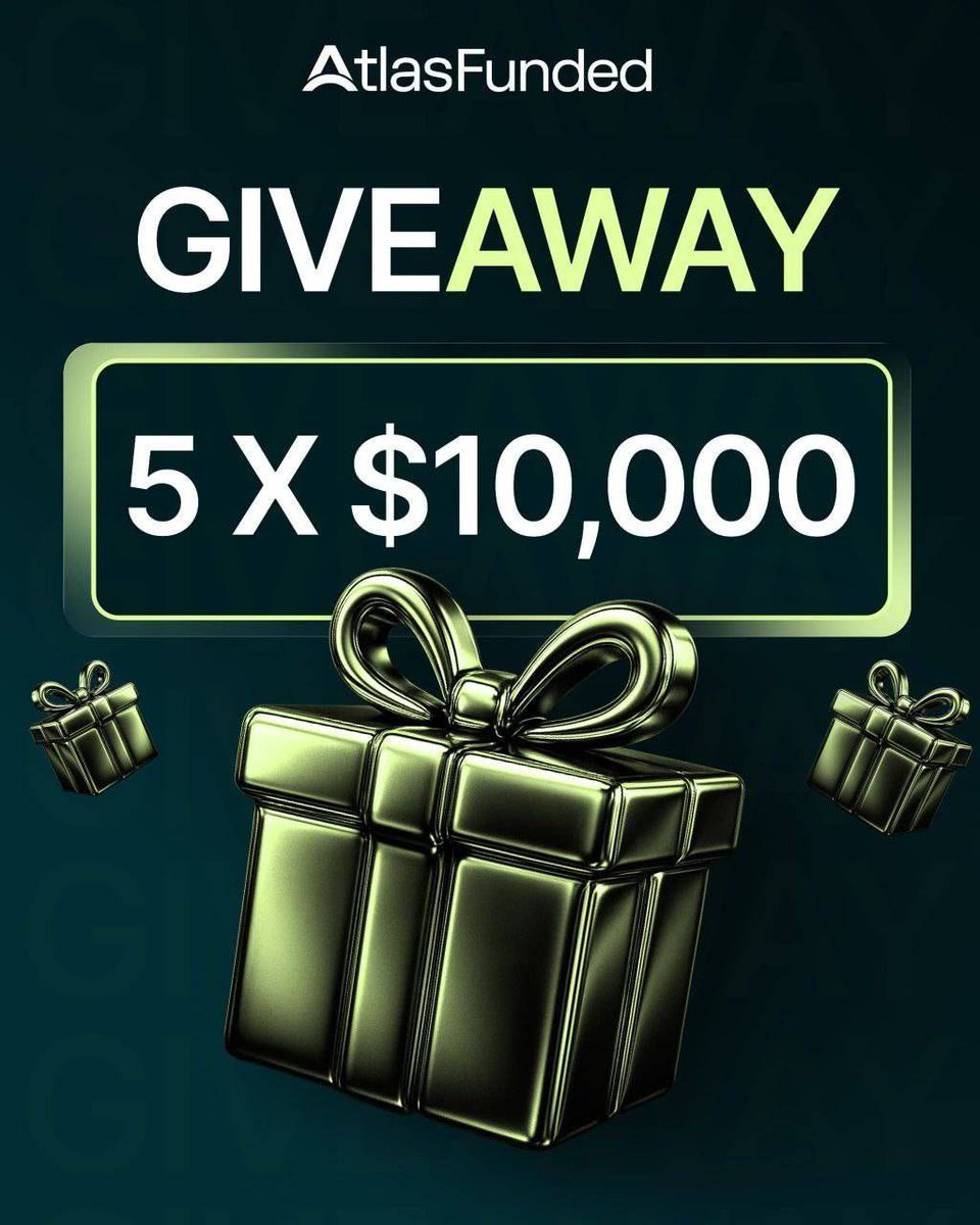 ambeingsatya's tweet photo. 🚨5x $10,000 FUNDING GIVEAWAY 🚨

🔹Follow @ambeingsatya @Atlasfunded @atlas_futures @Pipscabal 

🔹Like &amp; Repost

🔹Like &amp; Repost Quoted Post

🔹Tag 3 Traders

40% Off All Challenges, Use code JULY
Winners -This weekend

Join our community https://t.co/X8VbRuzC5k https://t.co/ugBrR0O4QO