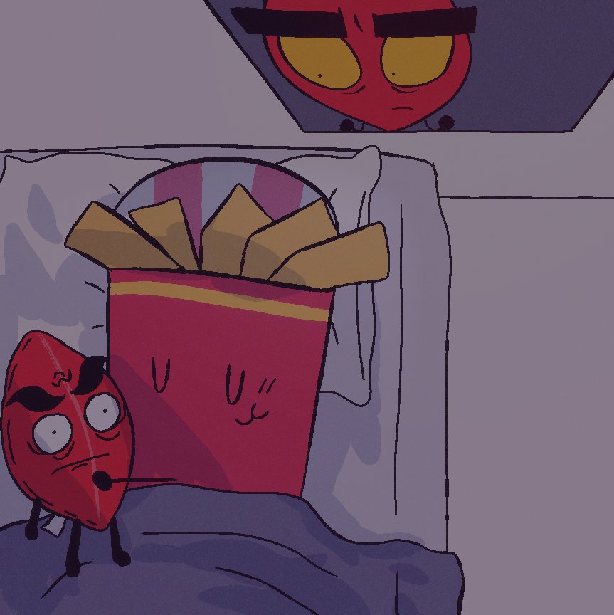 dailyevilfries's tweet photo. day 4
based on a dream i had #evilfries #bfdi https://t.co/sKZXCda2Yq