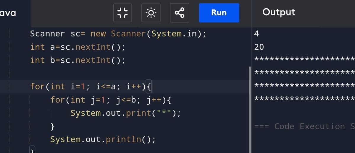 LearningCodesfr's tweet photo. Day 4: solved qns of nested loops... It was a bit rough and ig I need more focus and time on it to understand it completely..
@ApnacollegeX
@BuildInPublic
@100daysofcode https://t.co/9Gcg7OTRQw