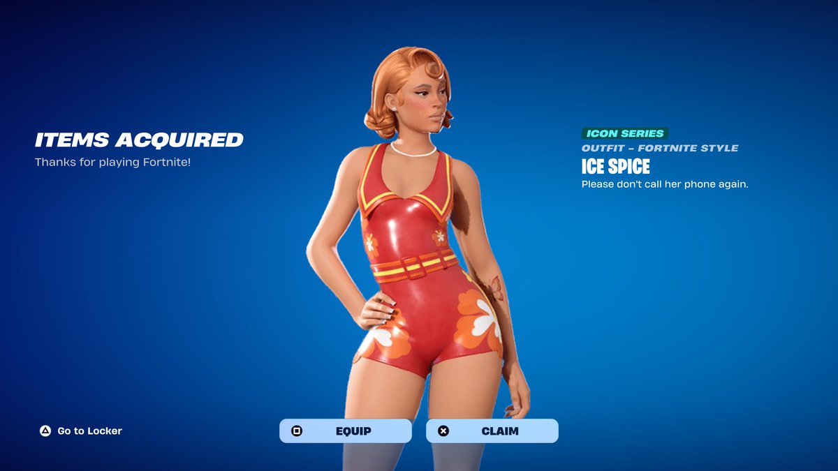 FortniteFNLK's tweet photo. FORTNITE ITEM SHOP RELEASE DATES!

- New Ice Spice Skin: July 23
- SpongeBob Patrick Star Sidekick: July 23
- Ice Spice SpongeBob Big Guy Emote: July 23
- Ice Spice Big Guy Jam Track: July 23
- Jeep Wrangler Car Body: July 23
- Deadmau5 8ths Jam Track: July 23
- Dexter And The Moonrocks Freakin Out Jam Track: July 23
- FREE Ice Spice + Patrick SpongeBob Guitar Reward (also doubles as a pickaxe) Twitch Drops Rewards: July 23
- FREE Panda Team Jr Sidekick: July 23 (Quests)
- Metalhead Meow Skulls Skin: July 24
- Invincible Skin: July 24 
- Bobomi Sidekick: July 24 
- SpongeBob Squarepants Sidekick: July 25
- Obsidian King Skin: July 26
- Ivory Queen Skin: July 26
- Festival Music Pass Season 15: July 29
- Arknights Endfield Perlica Skin: August 14
- PlayStation Plus Celebration Pack: August 16
- Beebo Sidekick: July
- Spiderman Brand New Day Skin: July
- Net Protector Skin: July
- Night Lotus Skin: July
- New Singularity Skin: July
- Rebloomed Night Rose Skin: July
- LCP Rogue Skin: July
- NBA Skin: July
- Control Resonant Skin: July
- Dodger Sidekick: July
- The Simpsons Skin: July
- Fantastic Four Skin: July
- Adventure Time: July
- Rogue Agent Starter Pack: July
- Barricade Skin: July
- Meow Wagon Car Body: July
- Kill Bill Yuki Yubari Skin: July
- The Simpsons Canyonero Car Body: July
- Resident Evil Leon S Kennedy Skin: July
- Resident Evil Skins Return: July
- Bugatti Centodieci Car Body: Unknown 
- Plantina Skin: Unknown 
- Lupa Skin: Unknown 
- Ghoul Skin: Unknown
- Rosette Tigeress Skin: Unknown 
- Spiral Specialist Skin: Unknown
- Sideline Commander Skin: Unknown
- Gemini Skin: Removed From Files 
- Harmony Lee Skin: Removed From Files

————————————————
NO RELEASE DATES BUT IS 100% COMING SOON! 

- Apex Legends 
- Hello Neighbor 
- Persona 
- Tom and Jerry
- Marvel Vision
- Marvel Danger 
- Cars Tow Mater Tokyo Mater Car Body
- Crash Bandicoot 
- Marvel Tokon 
- Gaming Legends Season
- Megaman Skin 
- Phantom Blade Zero
- Sonic Racing Cross Worlds
- Vampire Survivors 
- Chucky 
- Porsche Macan SUV Car Body
- Ultron Skin 
- Payday
- Breaking Bad (Rumor) 
- Kingdom Hearts 
- Kernel Hearts 
- Stitch Sidekick 
- Sonic The Hedgehog Skin 
- Chainsaw Man
- Home Alone (Rumor Not Confirmed)
- Clyde Skin
- Freediver Skin
- Flowering Chaos Bundle Florin Skin
- Michael Myers Skin 
- Space Jam 
- Kasane Teto Skin 
- Boney Bounce Emote 
- Rap Monster Emote 
- Groove Out Emote 
- She Venom Skins
- Pac-Man Back Bling
- New Apple Skin
- Tidy Emote 
- Creed Skin
- Mr Beast Skin 
- Piccolo Skin
- Son Gohan Skin 
- Giannis Antetokounmpo Skin
- Kid Laroi Skin
- Polo Prodigy Skin 
- Black Adam Skin
- Genoa Skin 
- Miles Morales Skin
- Spiderman 2099 Skin 
- Spiderman No Way Home Skin
- Anderson .Paak Skin
- Takumi of the Tides 
- Serpentbreaker Charlotte
- Reina Bundle
- Devil May Cry 
- One Piece
- Yakuza
- Fast & Furious 
- Demon Slayer 
- James Bond 
- Pixar's Cars