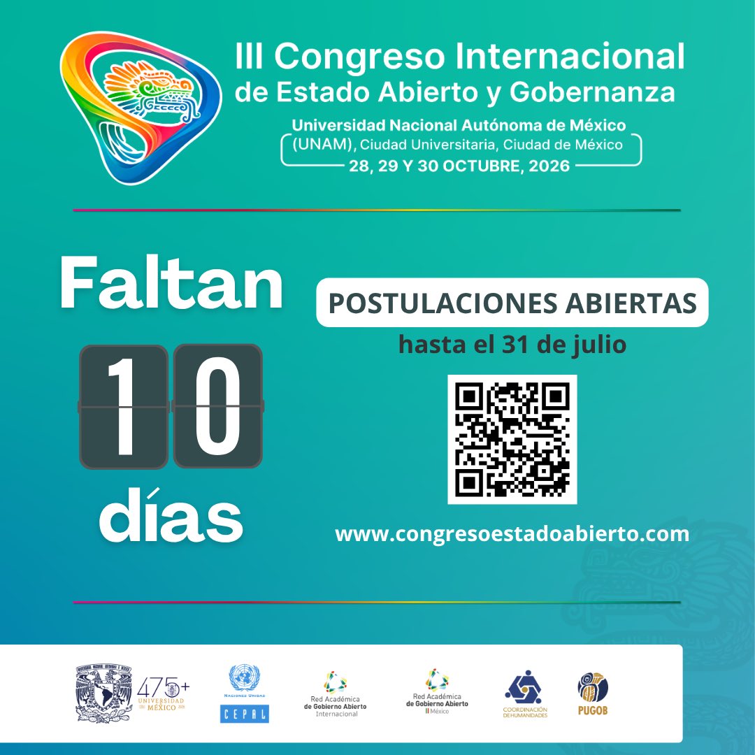 Congreso Estado Abierto y Gobernanza tweet media